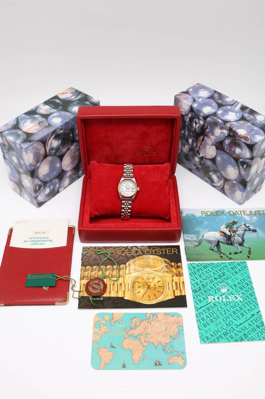 Rolex Lady Datejust 26 Automatik Stahl/Gold 69173 - Papiere und oder Lieferumfang