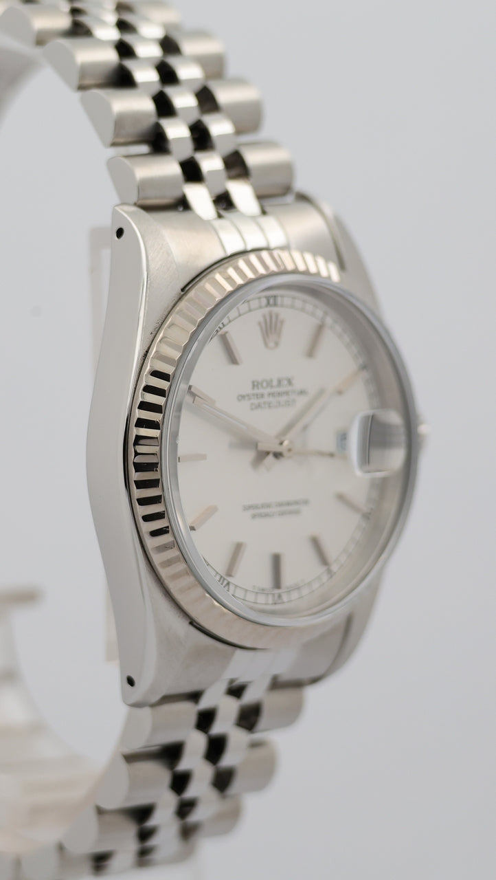 Rolex Datejust 36 Automatik Herrenuhr Stahl 16234 - Detail view 8