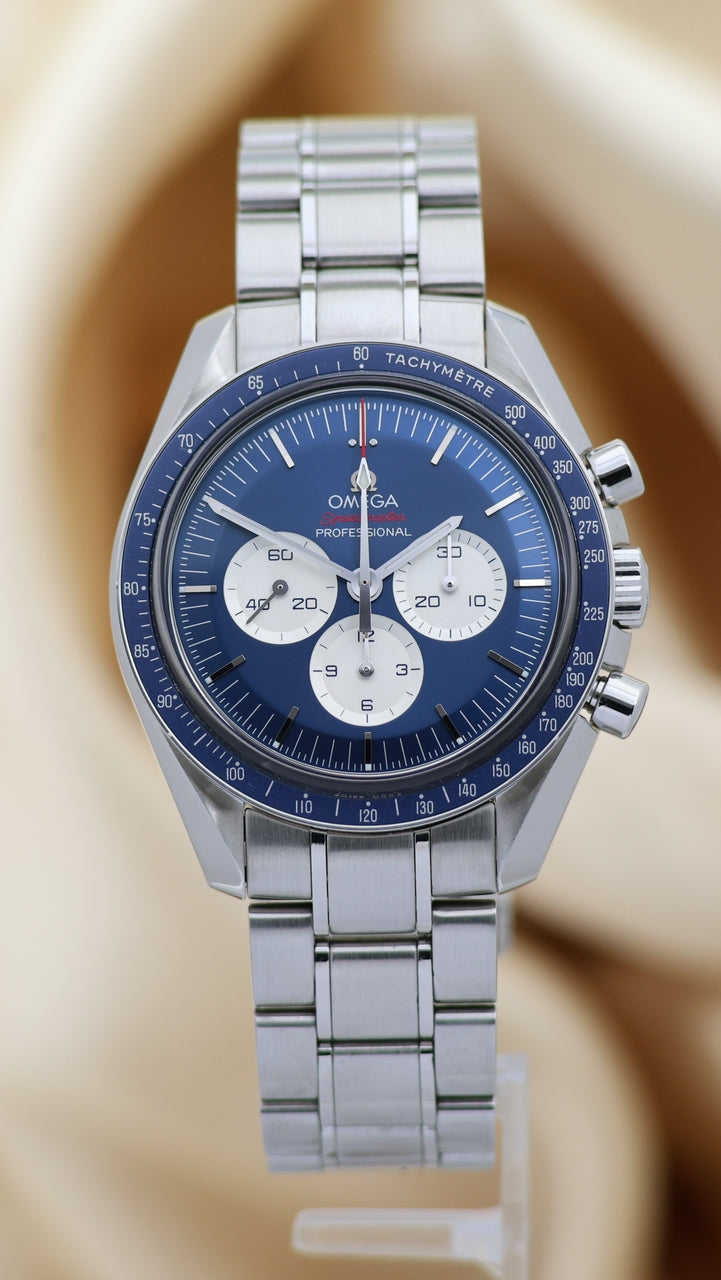Omega Speedmaster Professional Moonwatch "Blue Tokyo" 52230423003001 - Main product image
