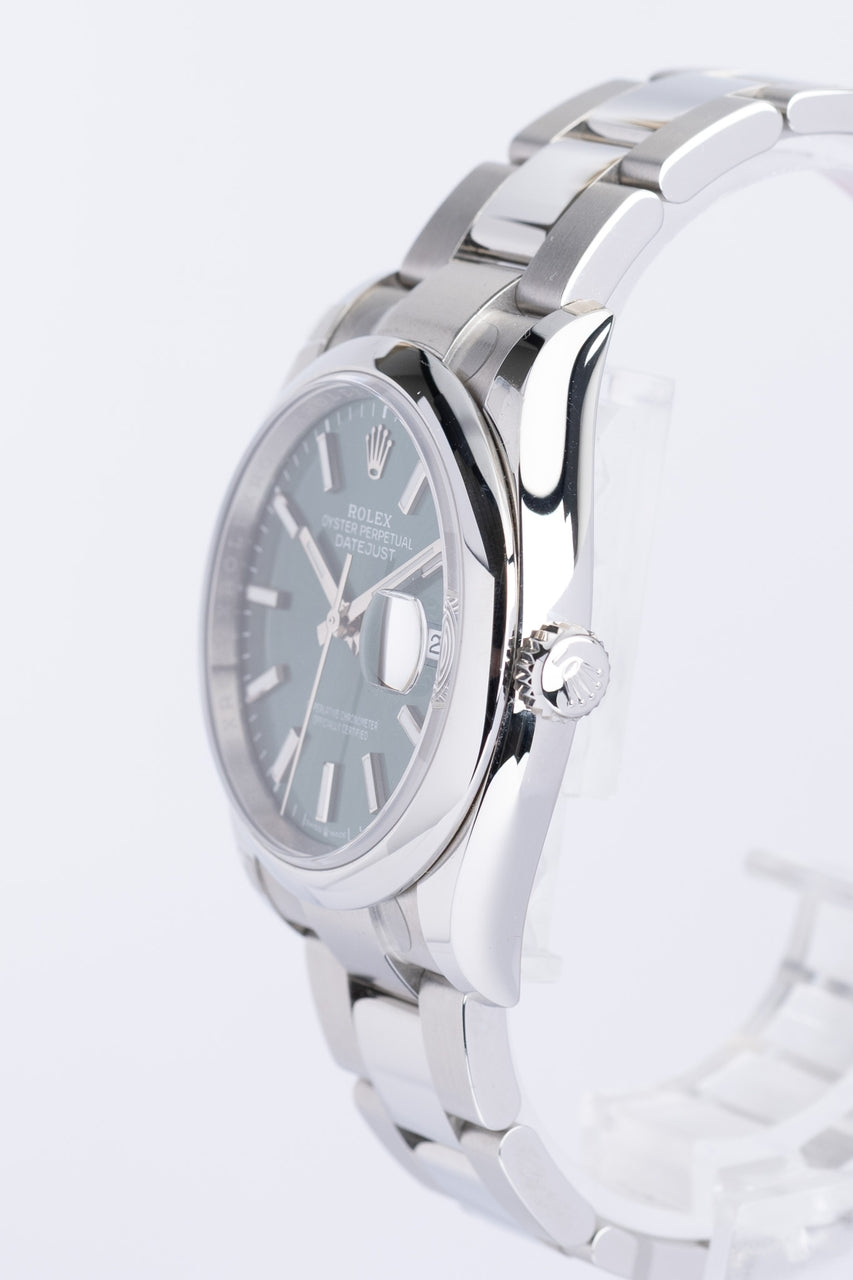 Rolex Datejust 36mm Automatik Grün NEU  126200 - Detailansicht 2
