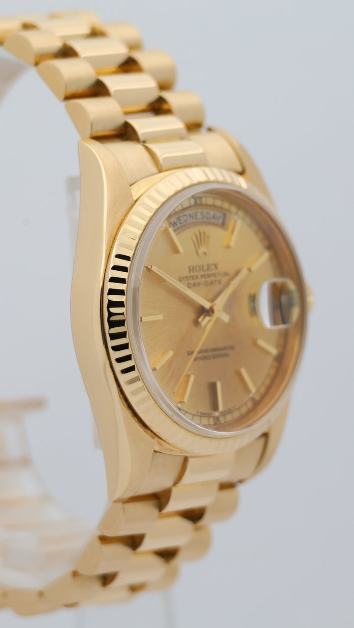 Rolex Day-Date 36 President 18K Gelbgold Automatik 18238 - Detailansicht 8