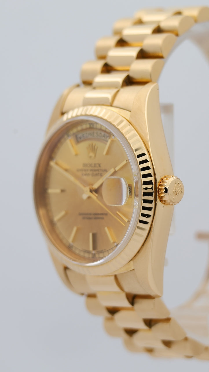 Rolex Day-Date 36 President 18K Gelbgold Automatik 18238 - Detailansicht 7