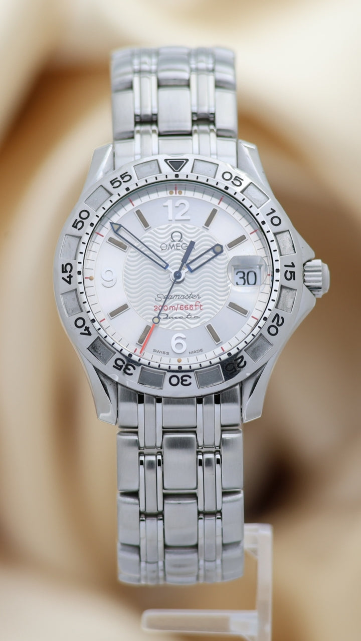 Omega Seamaster OmegaMatic Hybrid 36mm Quarz 25143000 - Thumbnail