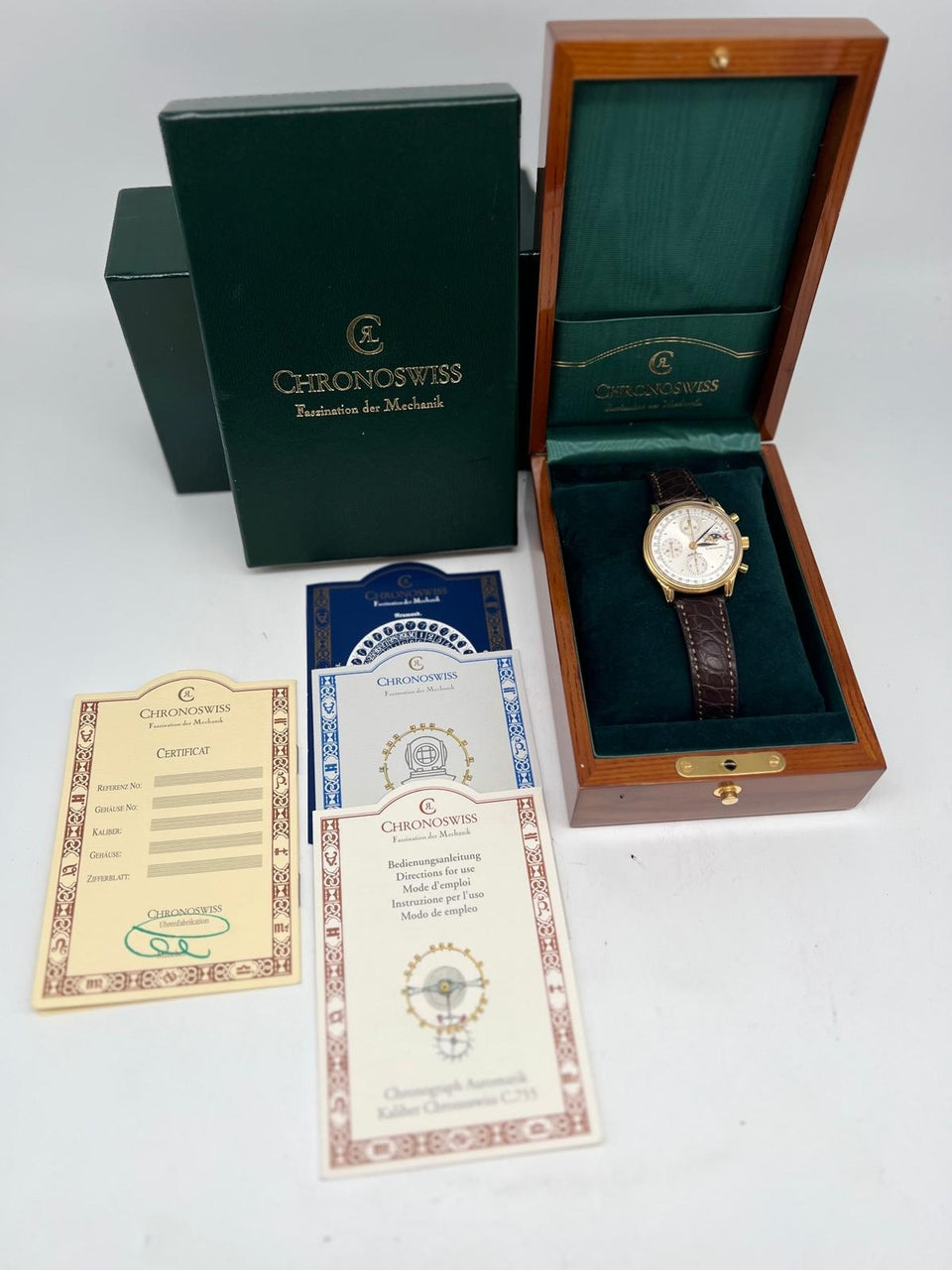 Chronoswiss Lunar Chronograph Mondphase Automatik	 77990