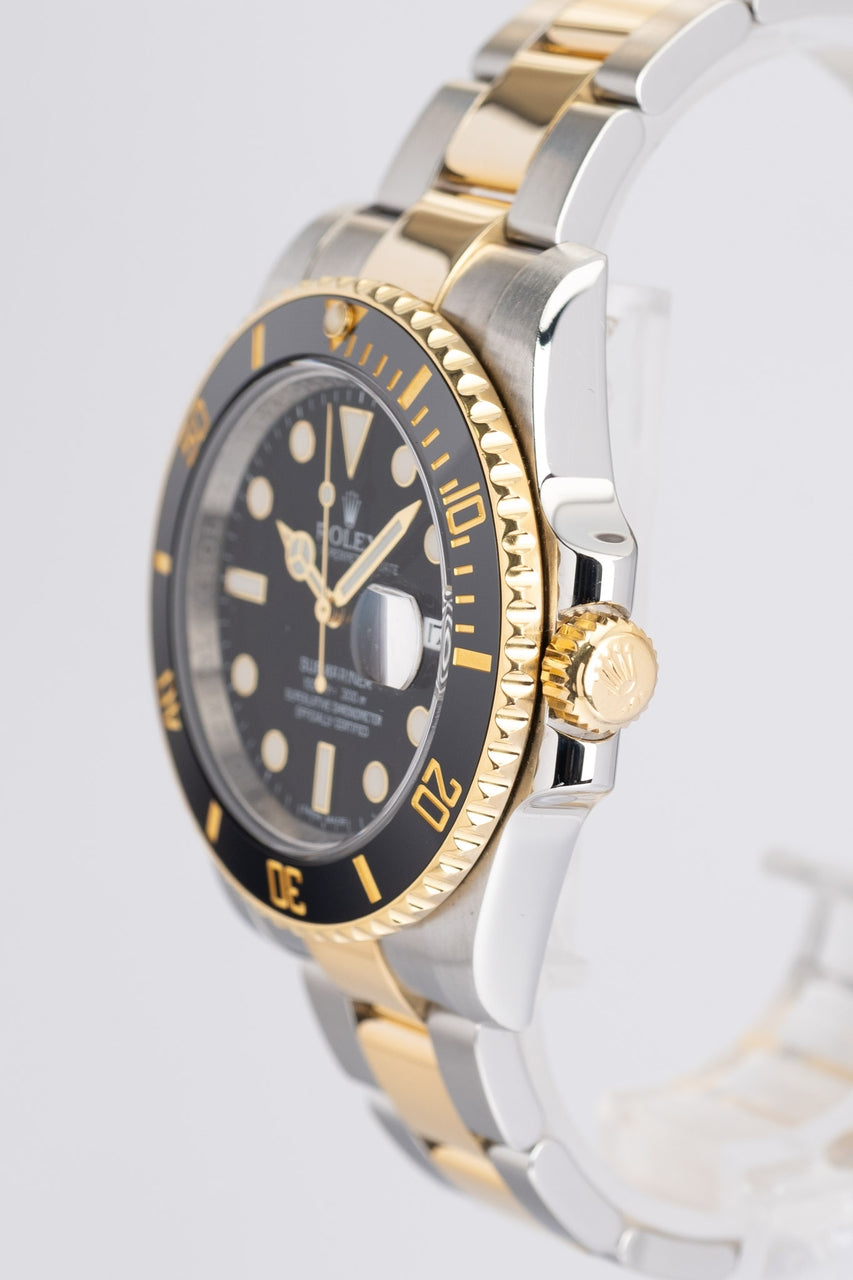 Rolex Submariner Date Gold/Stahl 40mm LC100 116613LN - Detailansicht 2