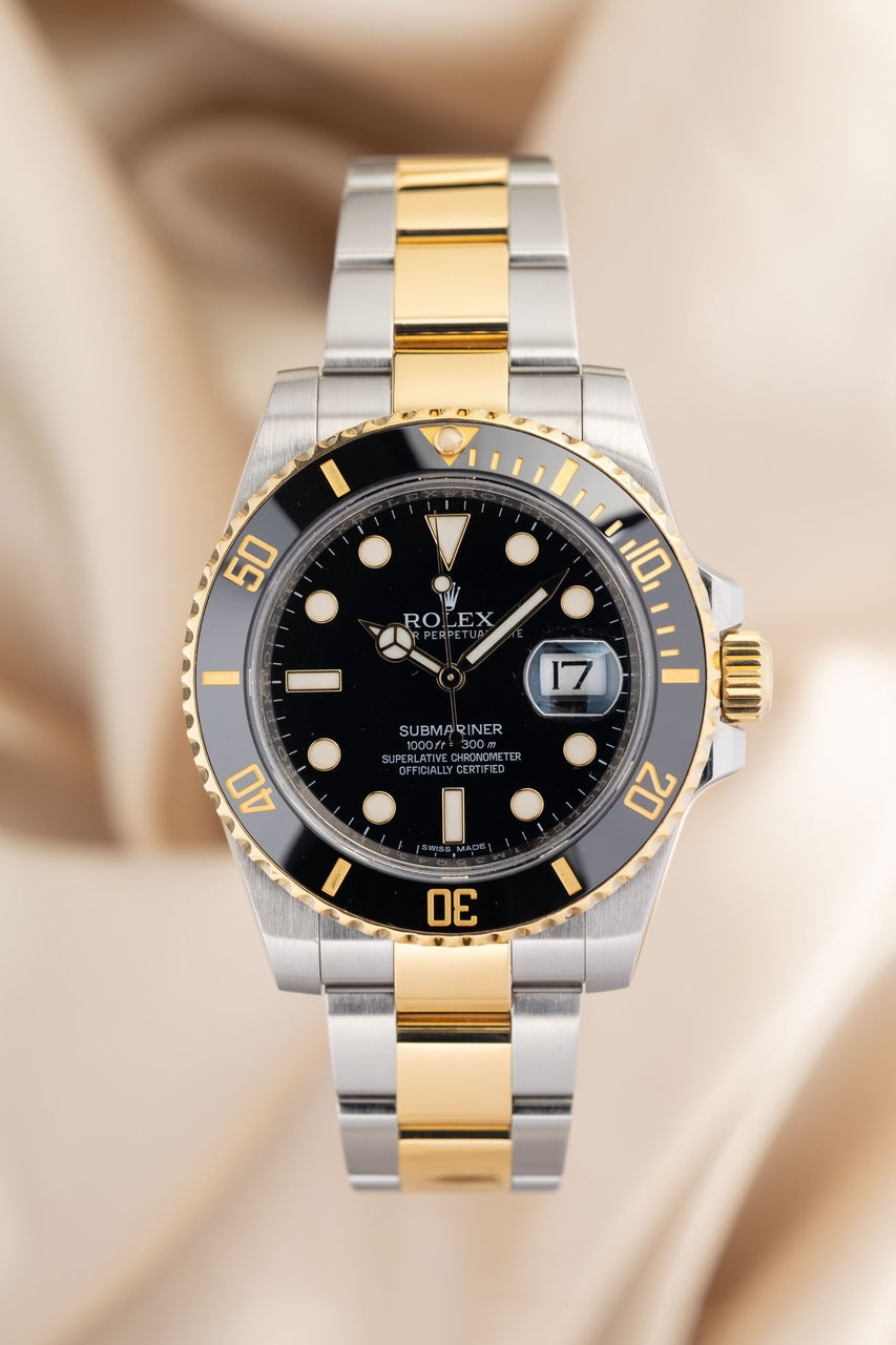 Rolex Submariner Date Gold/Stahl 40mm LC100 116613LN - Thumbnail