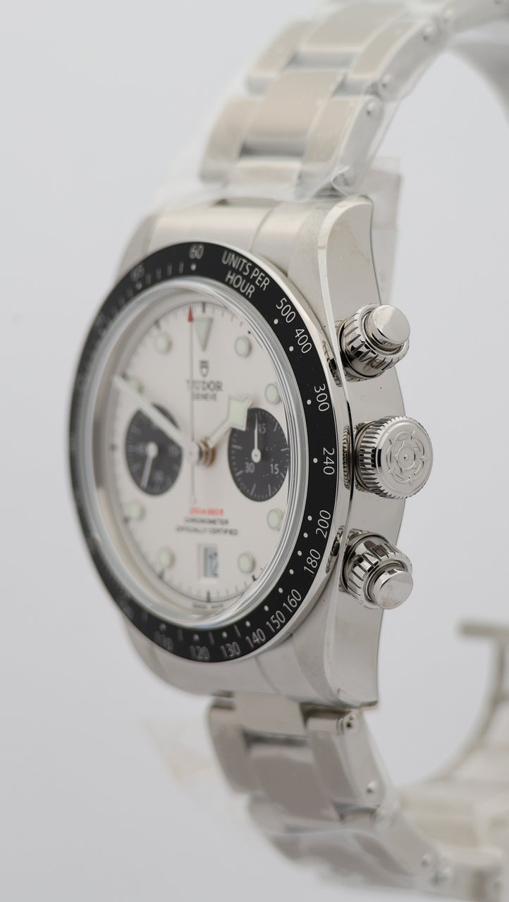 Tudor Black Bay Chrono Weiß NEU 79360N - Detailansicht 6