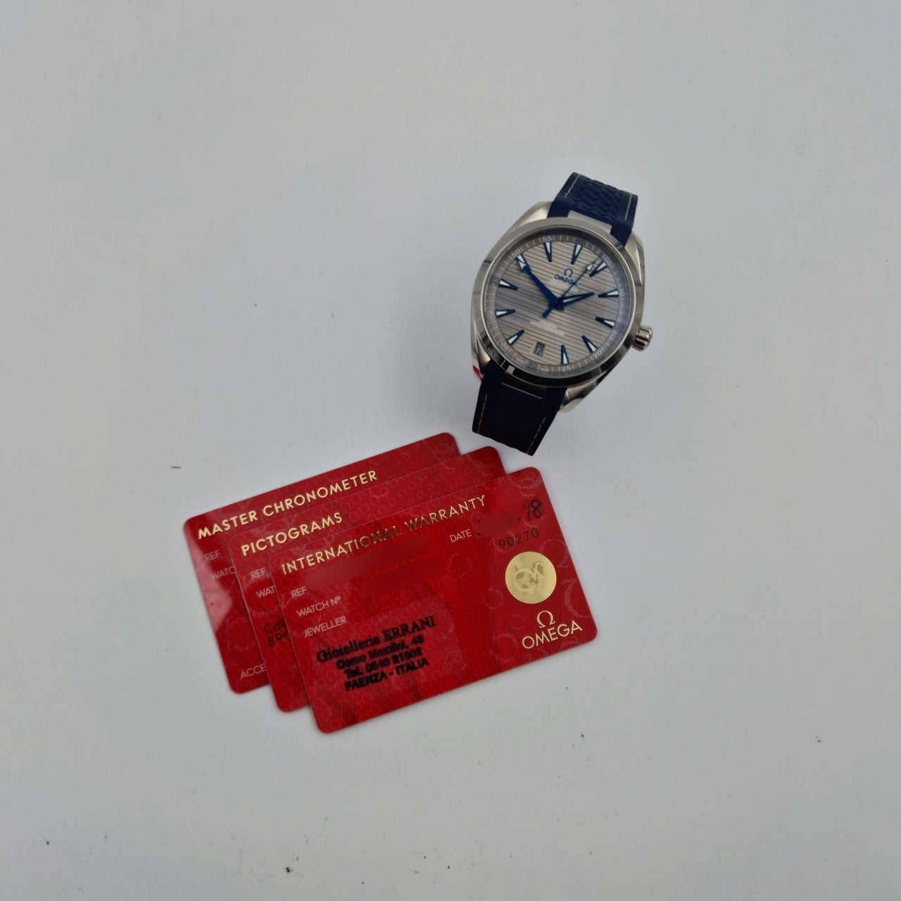 Omega Seamaster Aqua Terra Automatik Herrenuhr Kautschuk  22012412106001 - Papers and documentation