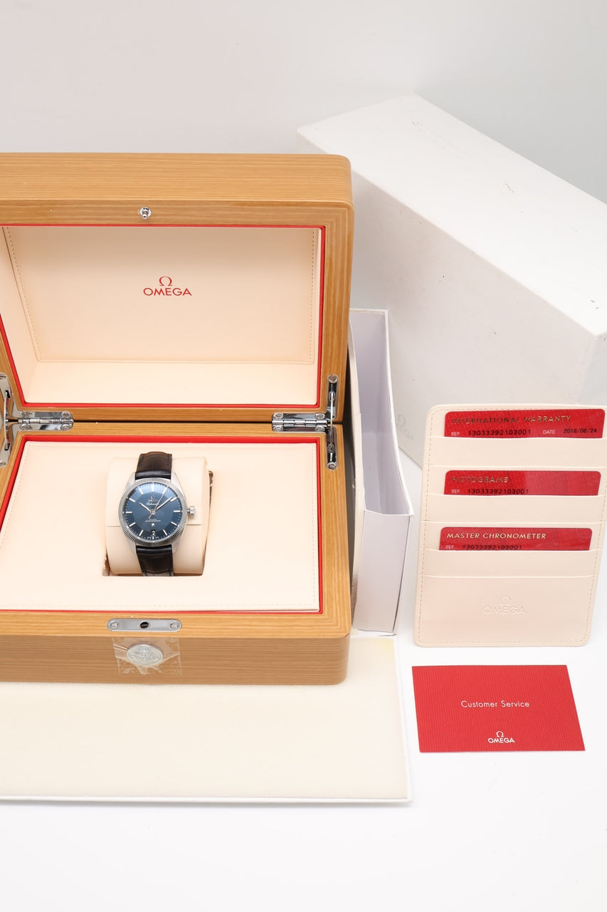 Omega Globemaster Automatik Herrenuhr 39mm 13033392103001 - Papiere und oder Lieferumfang