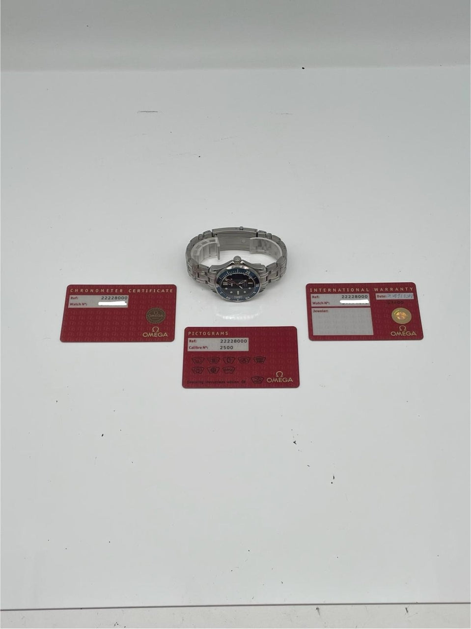 Omega Seamaster Diver 300m 36mm Automatik  22228000 - Papiere und oder Lieferumfang