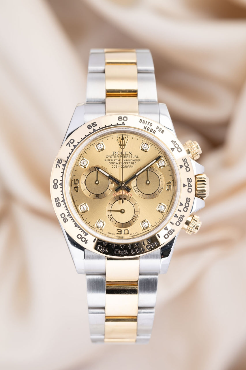 Rolex Daytona Stahl/Gold Diamond Dial 116503 - Thumbnail