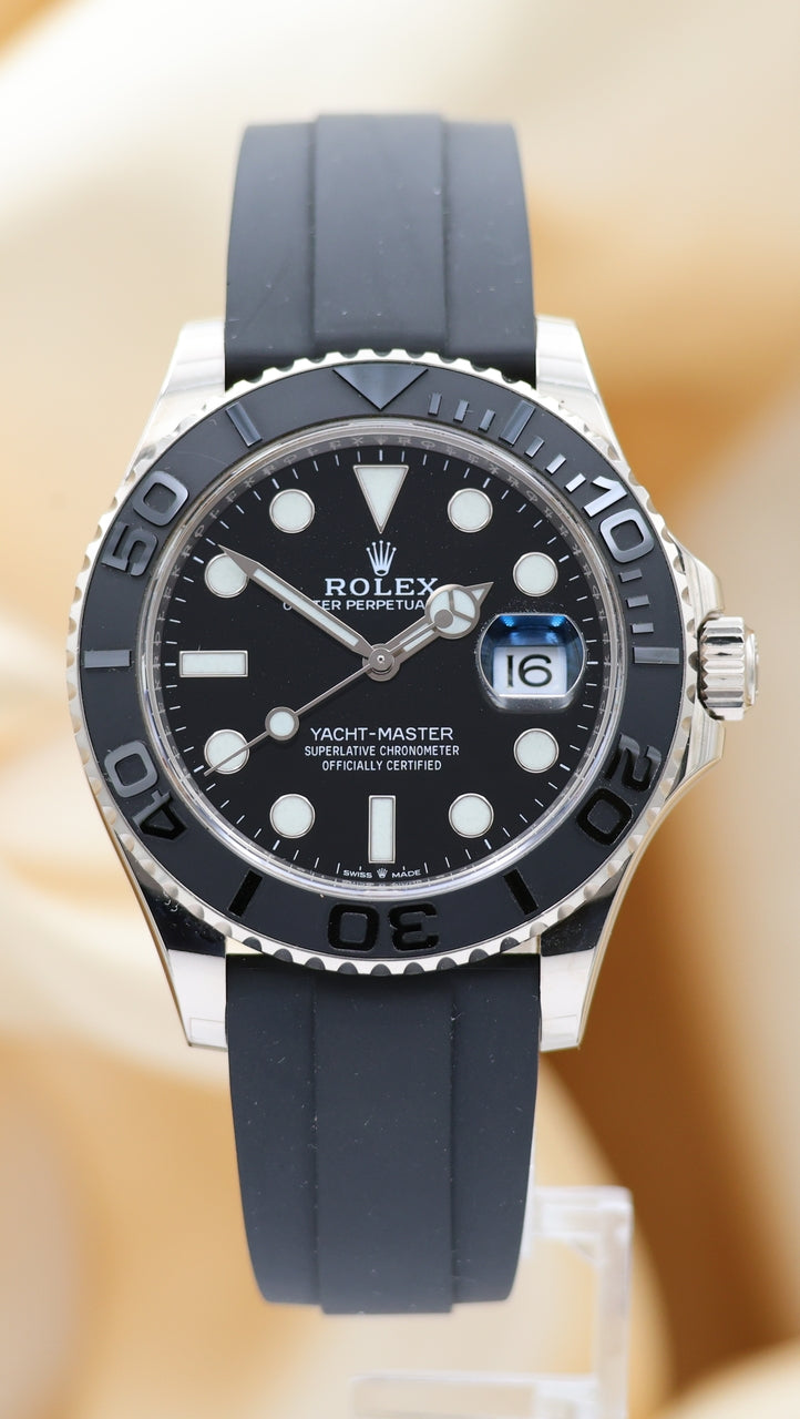 Rolex Yacht-Master 42 Weißgold Automatik Herrenuhr 226659 Box + og. Papiere