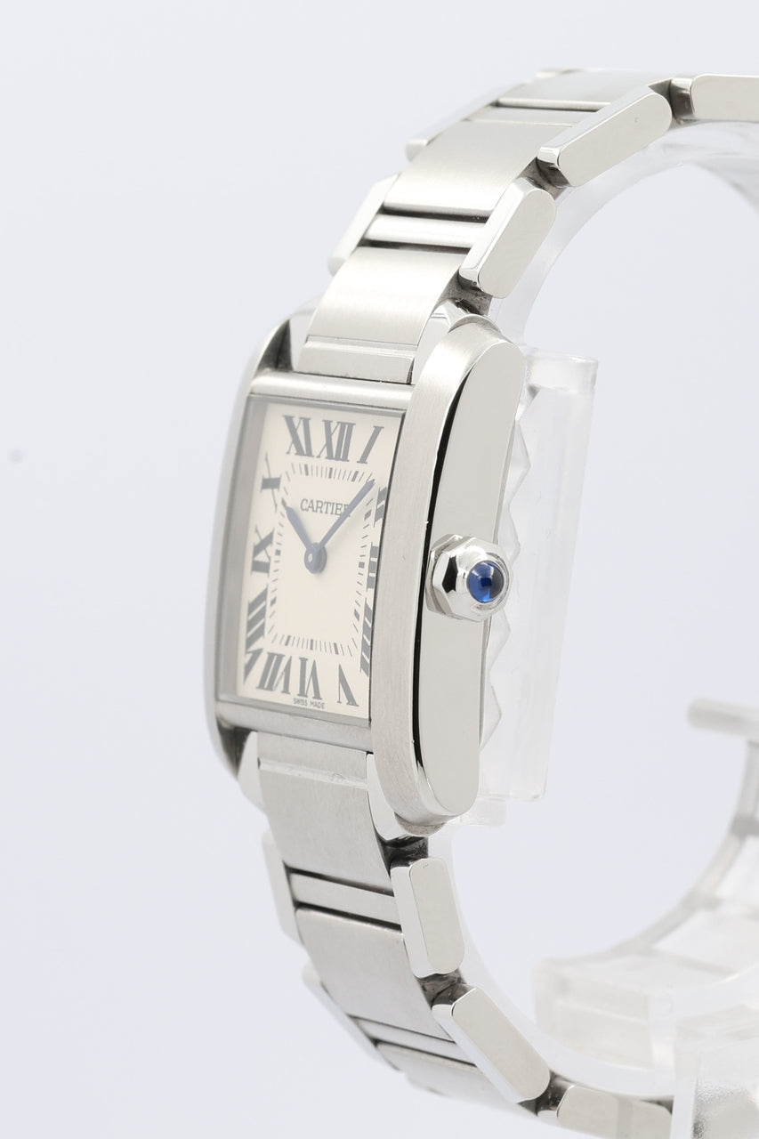 Cartier Tank Française Quarz 25mm Damenuhr WSTA0005 - Detailansicht 1