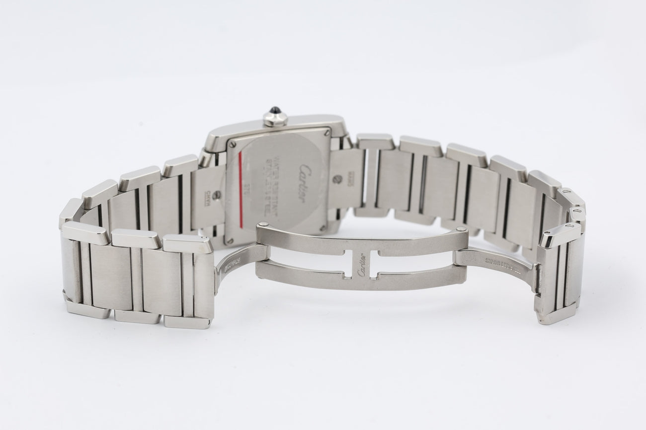 Cartier Tank Française Quarz 25mm Damenuhr WSTA0005 - Detailansicht 8