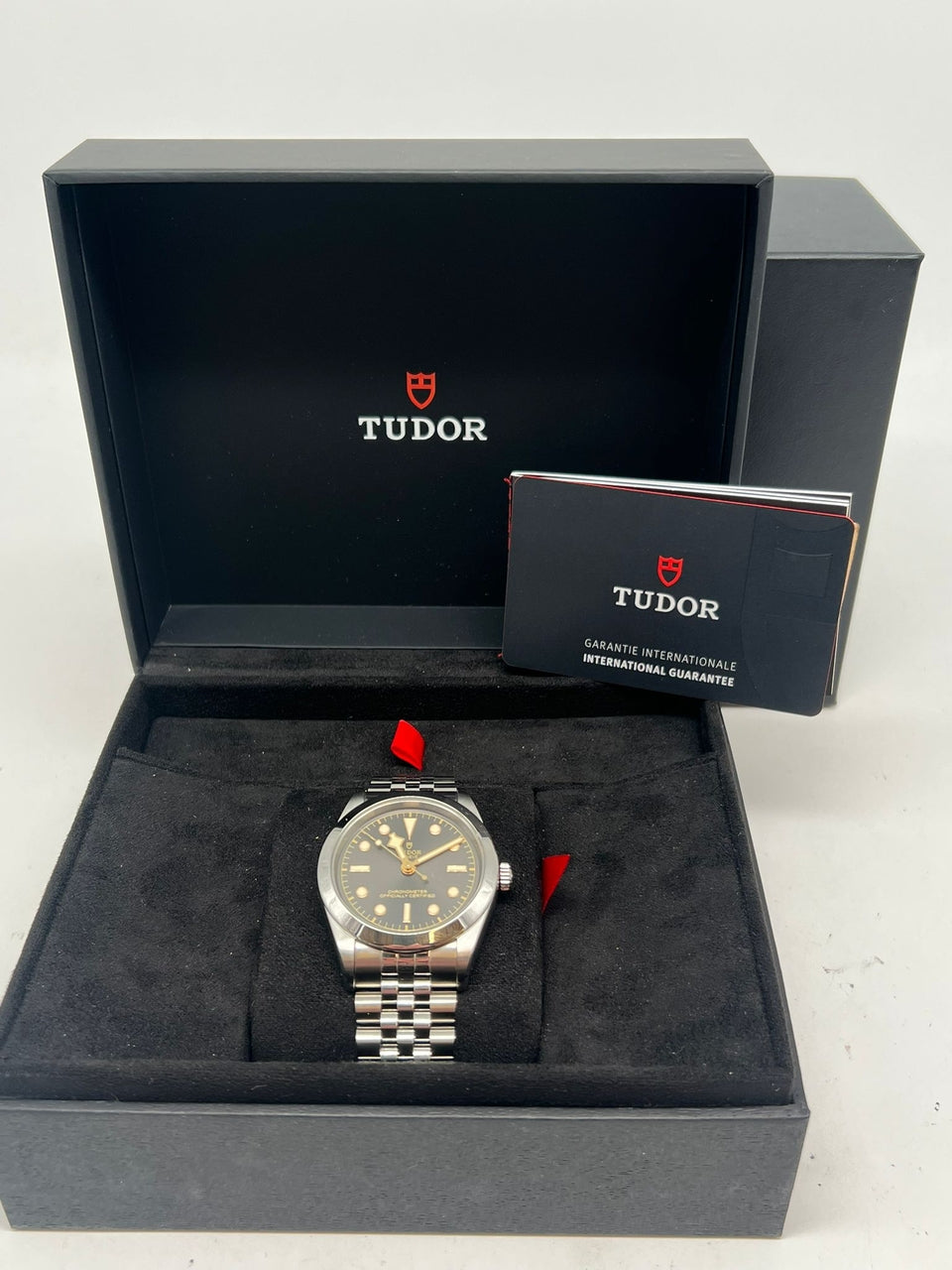 Tudor Prince Black Bay Automatik Herrenuhr Stahl 39mm 79660 - Papiere und oder Lieferumfang