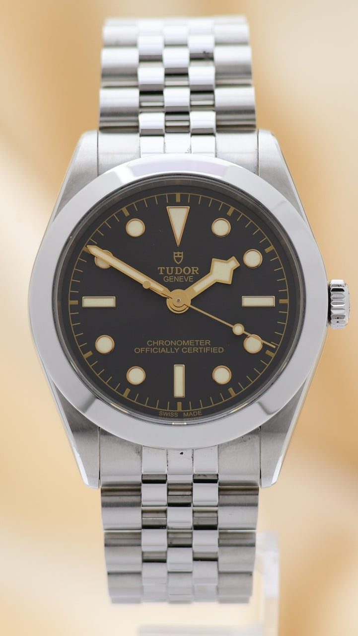 Tudor Prince Black Bay Automatik Herrenuhr Stahl 39mm 79660 - Thumbnail