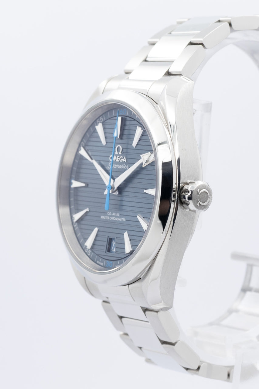 Omega Seamaster Aqua Terra 41mm Blau Automatik 22010412103 - Detailansicht 2