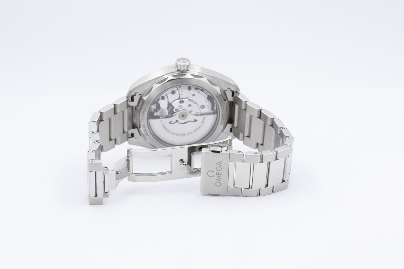 Omega Seamaster Aqua Terra 41mm Blau Automatik 22010412103 - Detailansicht 8