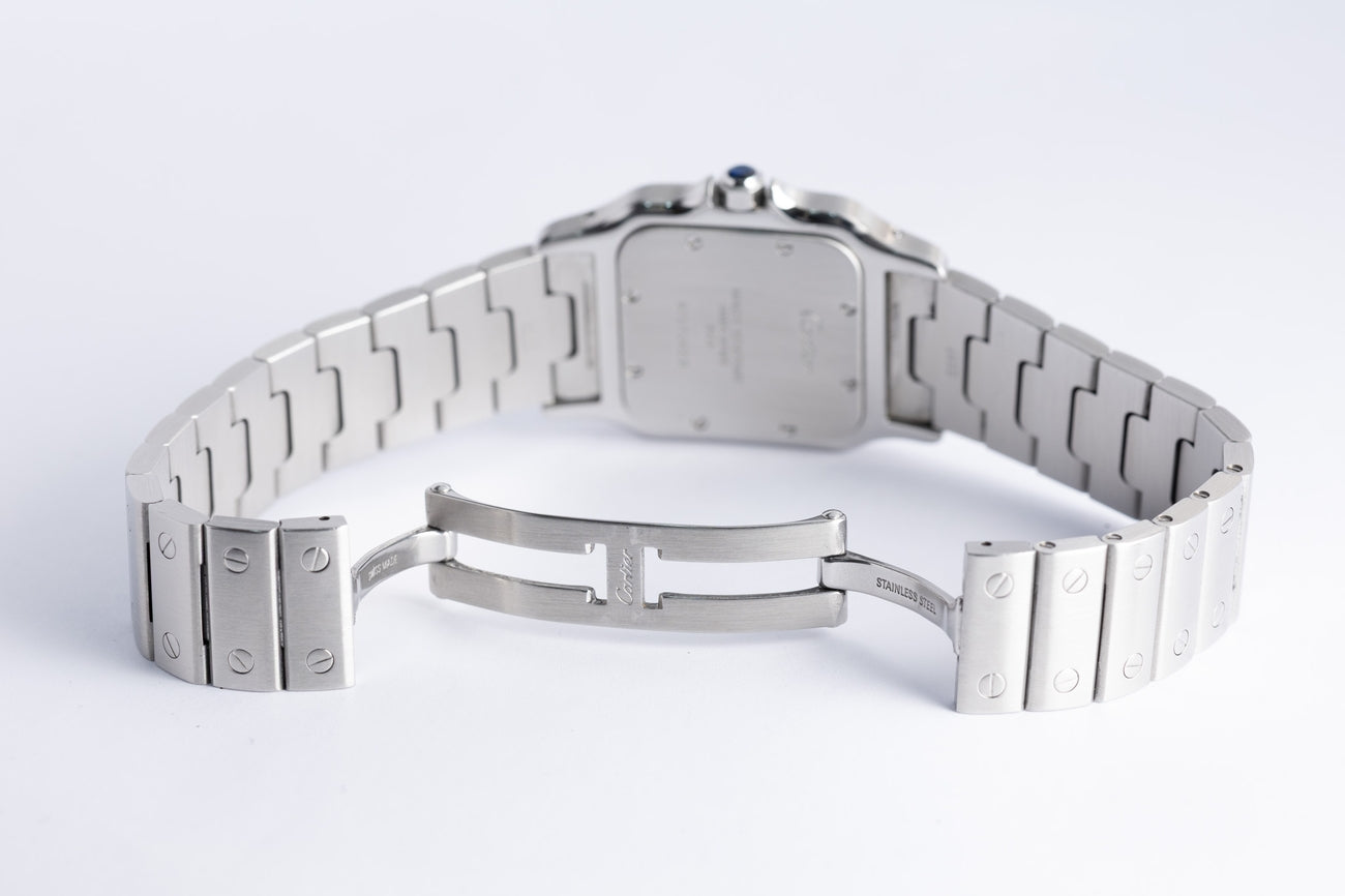 Cartier Santos Galbée Quarz Damenuhr 1564 - Detailansicht 8
