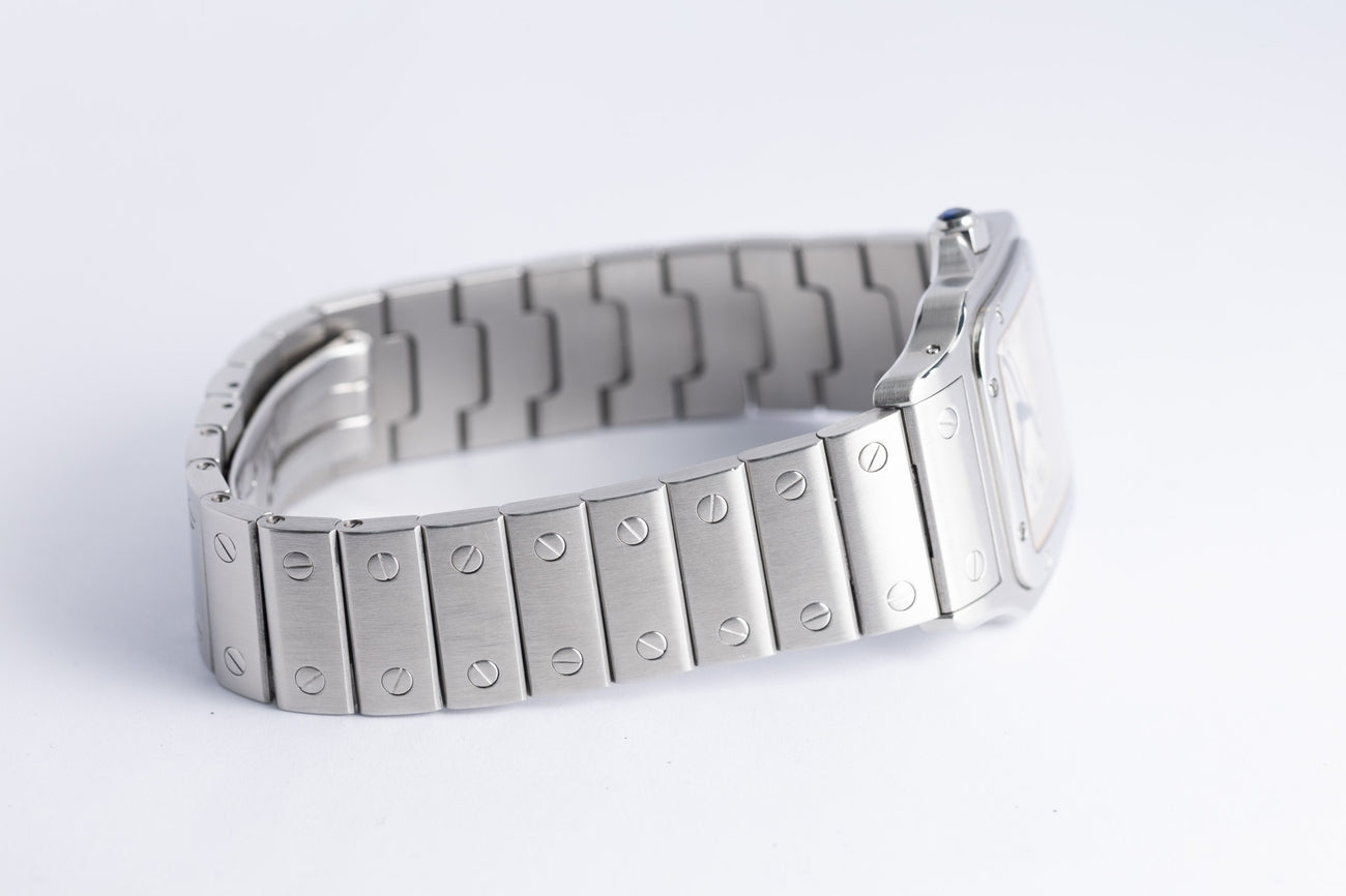 Cartier Santos Galbée Quarz Damenuhr 1564 - Detailansicht 6