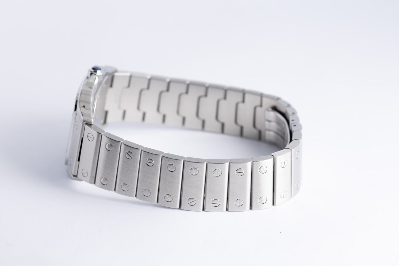 Cartier Santos Galbée Quarz Damenuhr 1564 - Detailansicht 5