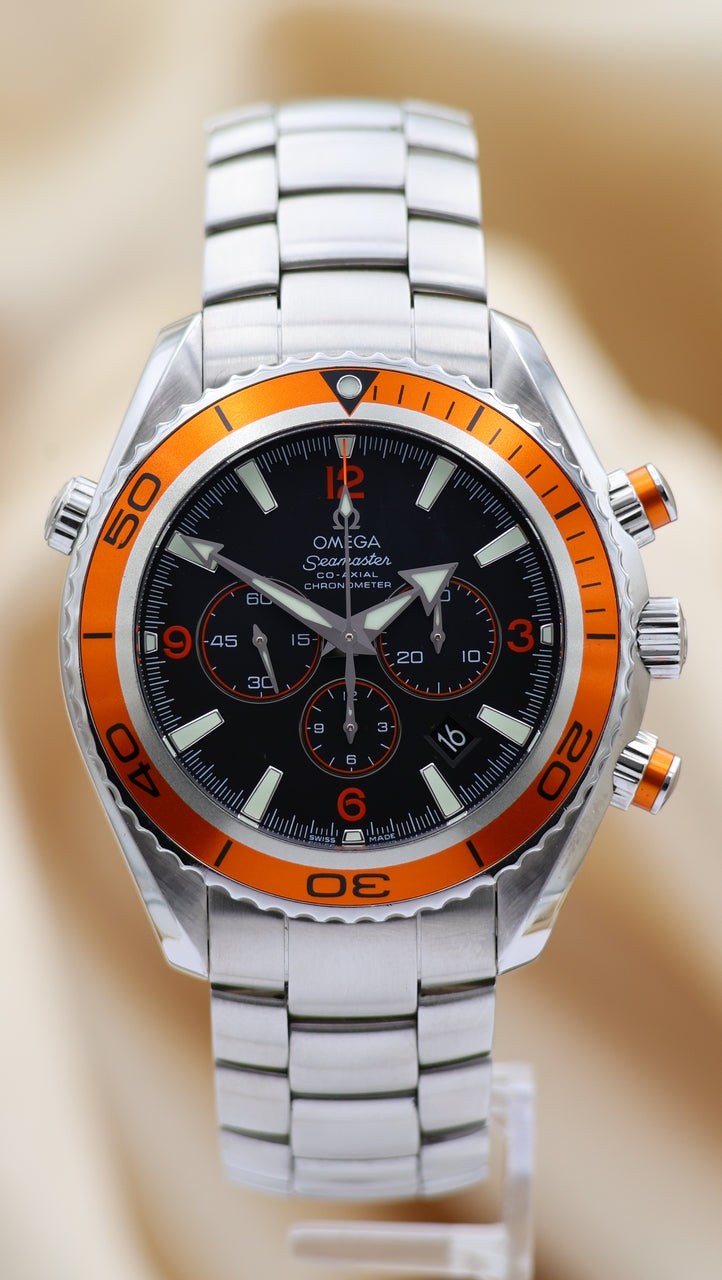 Omega Seamaster Planet Ocean Chronograph 45,5mm Automatik  22185000 Box