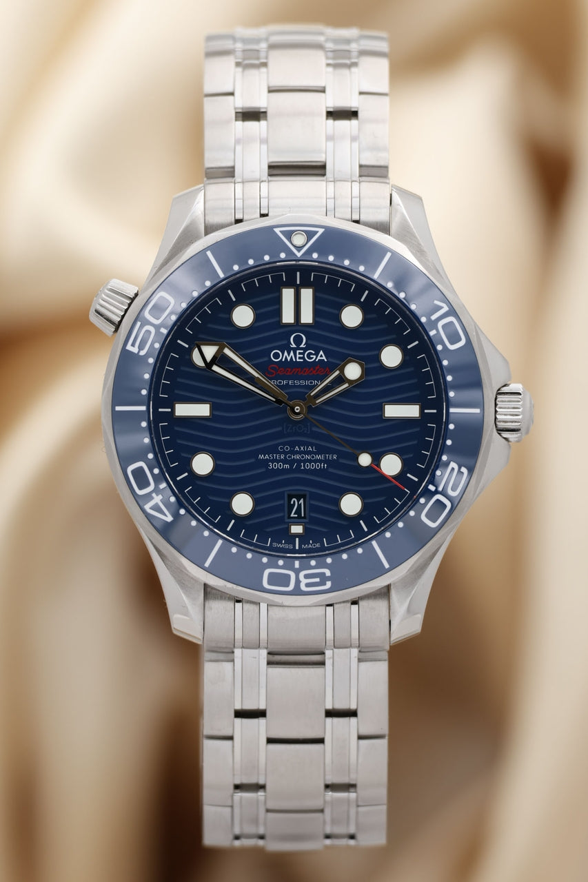 Omega Seamaster Diver 300M Automatik Blau 21030422003001 - Thumbnail