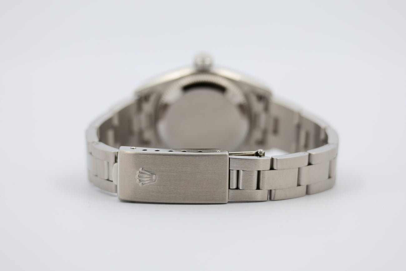 Rolex Oyster Perpetual 25mm Automatik Blau 76080 - Detailansicht 5