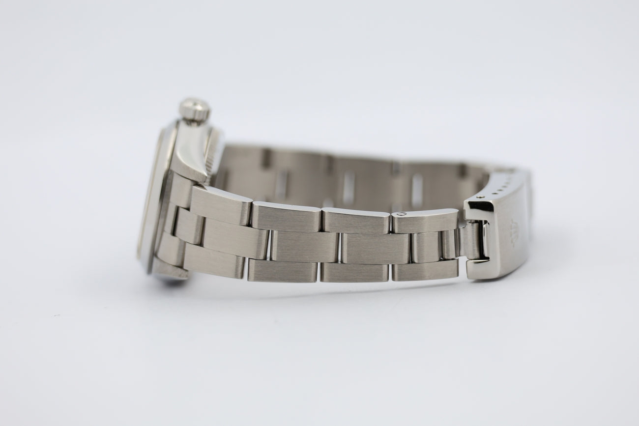 Rolex Oyster Perpetual 25mm Automatik Blau 76080 - Detailansicht 3