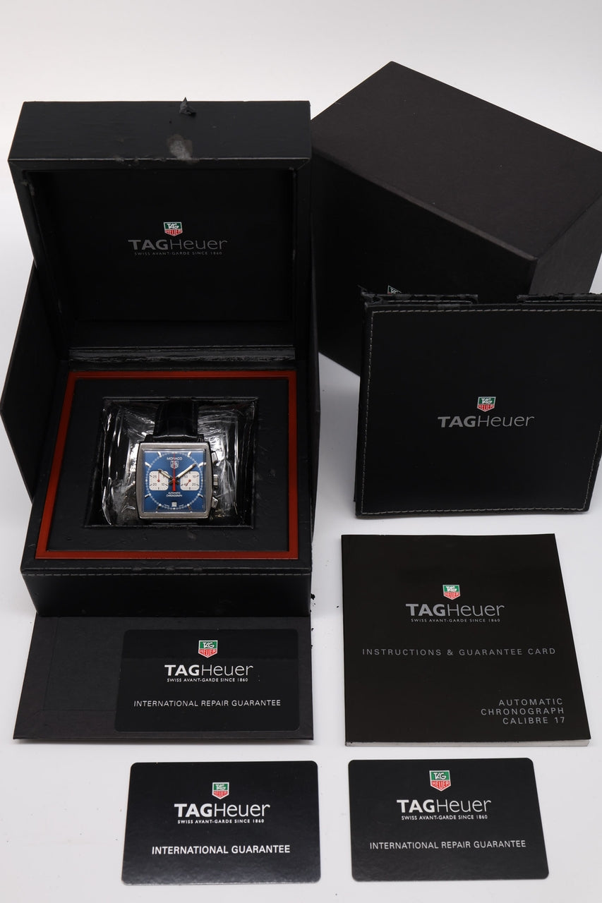 Tag Heuer Monaco 38mm Automatik Herrenuhr CW2113-0 - Papiere und oder Lieferumfang