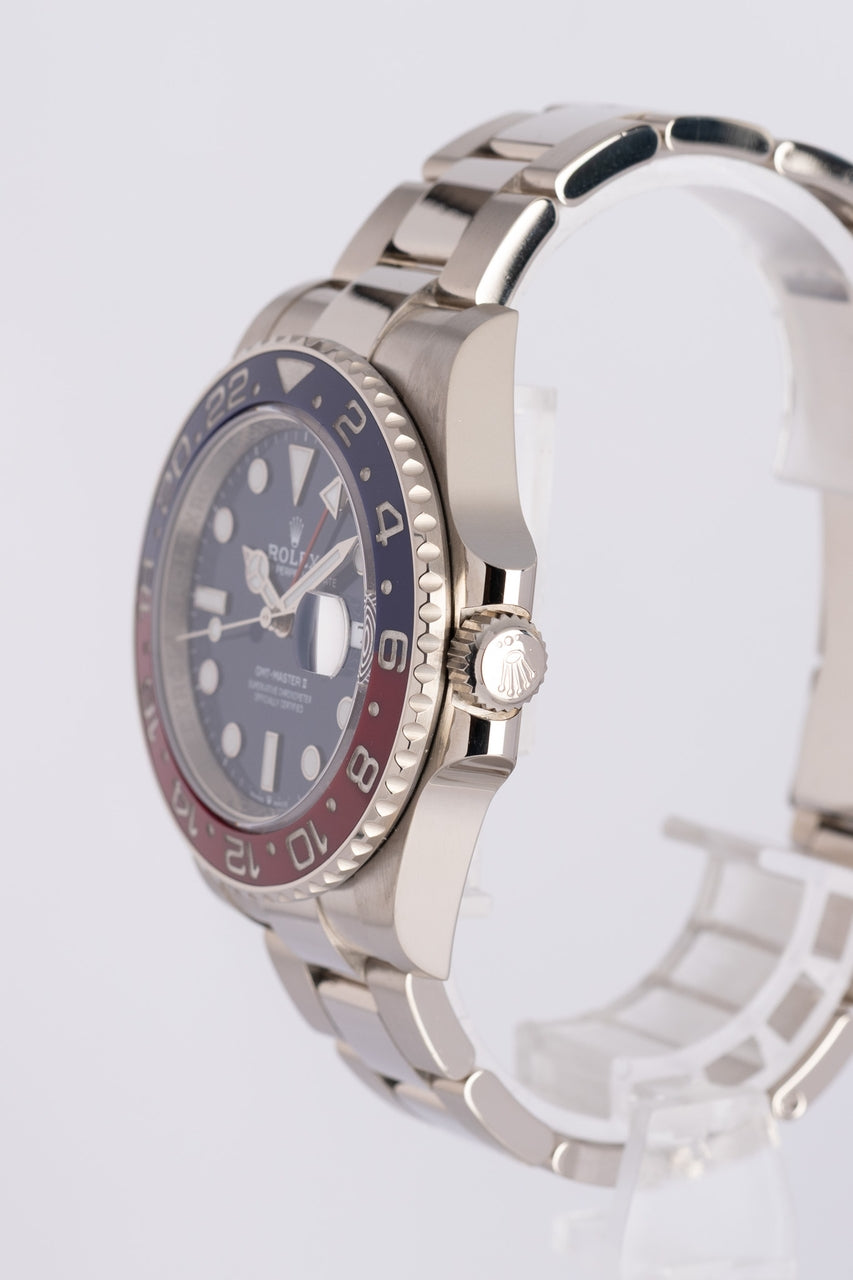 Rolex GMT-Master II "Pepsi" Weißgold blau 40mm  126719BLRO - Detailansicht 2