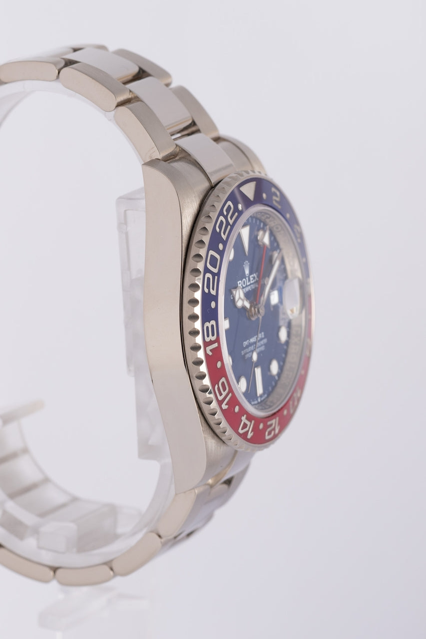 Rolex GMT-Master II "Pepsi" Weißgold blau 40mm  126719BLRO - Detailansicht 1