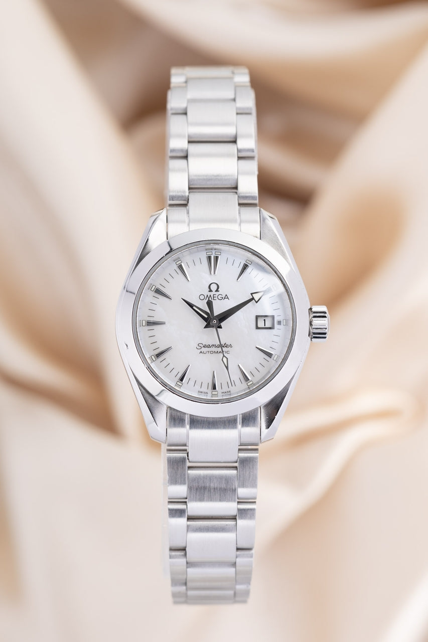 Omega Seamaster Aqua Terra 29mm "MOP Dial" Automatik Damenuhr 25737000 - Thumbnail