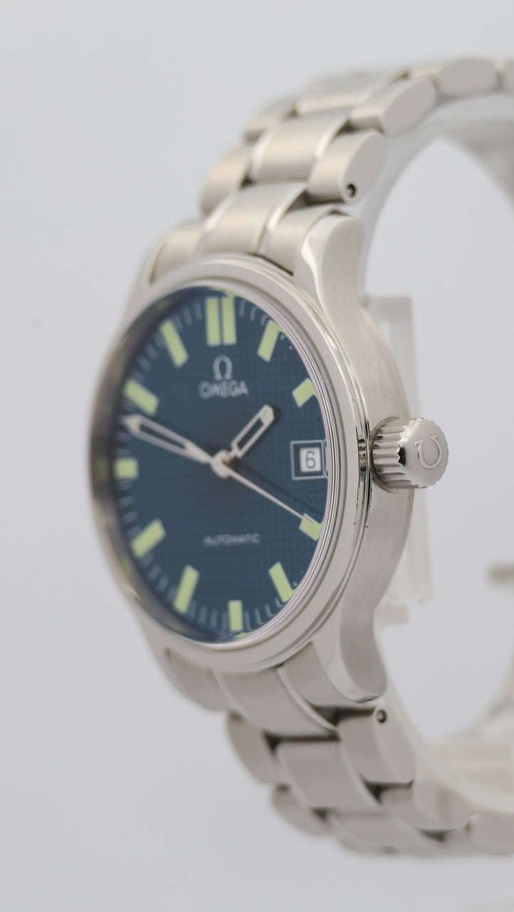 Omega Geneve Dynamic 'Electric blue' 36mm Automatik  52038100 - Detailansicht 7
