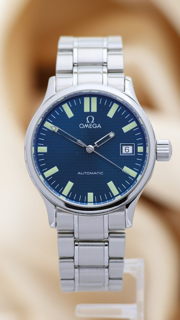 Omega Geneve Dynamic 'Electric blue' 36mm Automatik  52038100 - Thumbnail