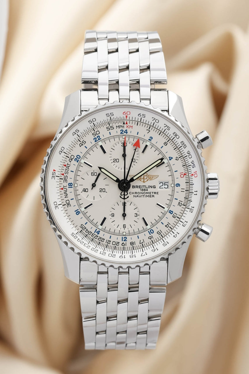 Breitling Navitimer World 46mm A24322 - Thumbnail