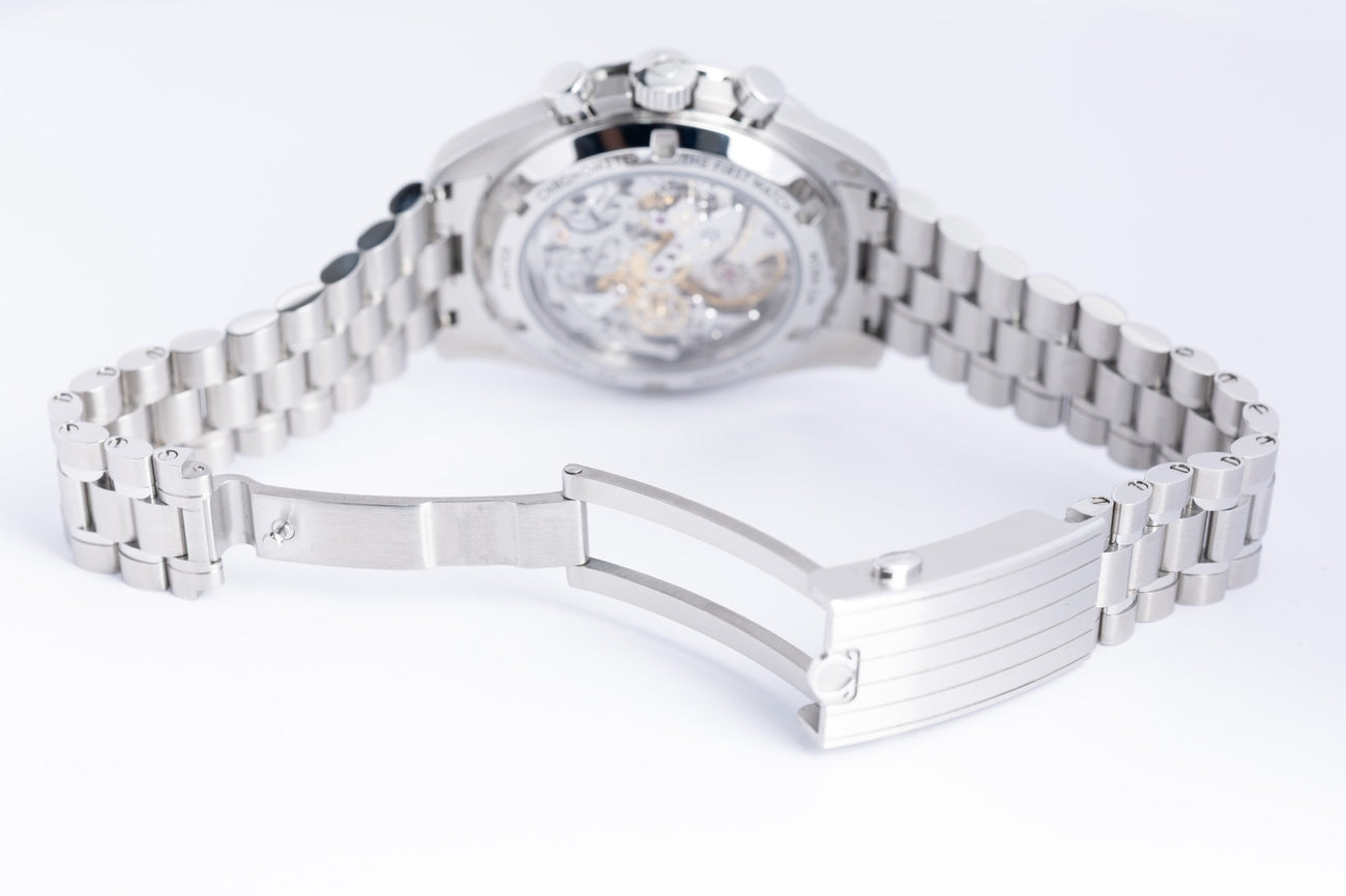 Omega Speedmaster Professional Moonwatch Handaufzug Reverse Panda NEU  31030425001004 - Detailansicht 8