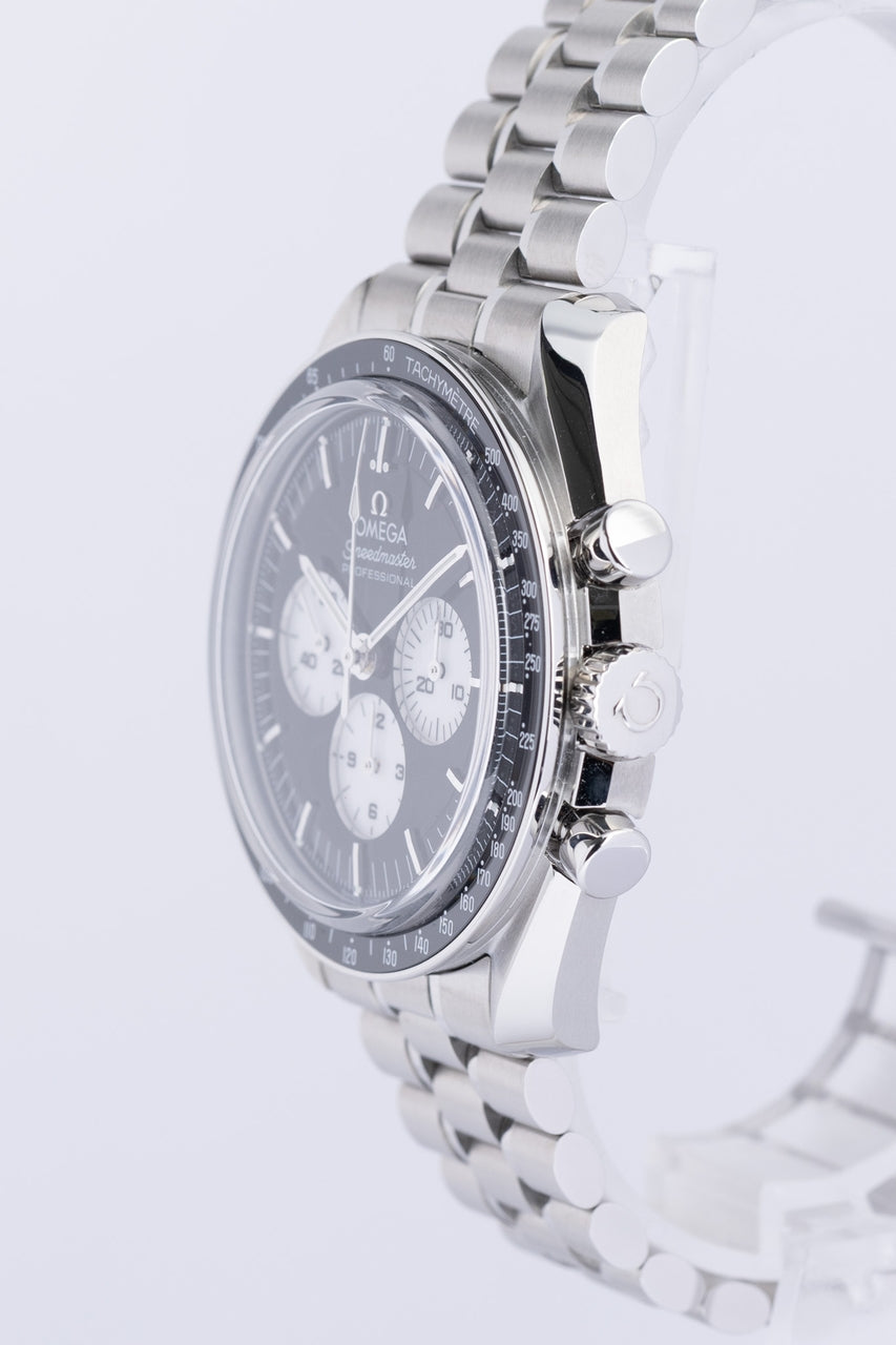 Omega Speedmaster Professional Moonwatch Handaufzug Reverse Panda NEU  31030425001004 - Detailansicht 1