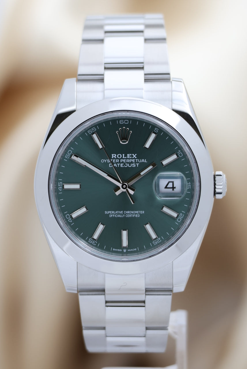 Rolex Datejust 41mm Automatik ,,Grün" 126300 - Thumbnail