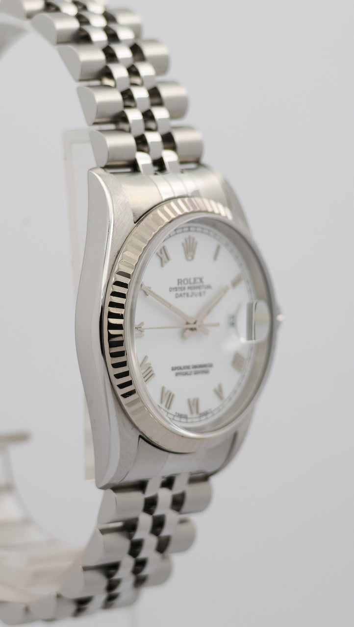 Rolex Datejust 36 Automatik Herrenuhr Stahl 16234 - Detail view 8