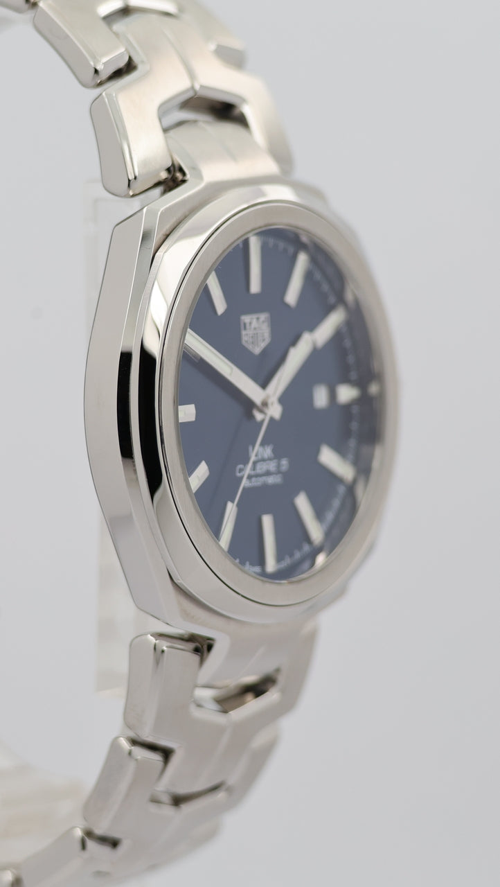 Tag Heuer Link Calibre 5 Automatik Herrenuhr 41mm WBC2112.BA0603 - Detail view 8
