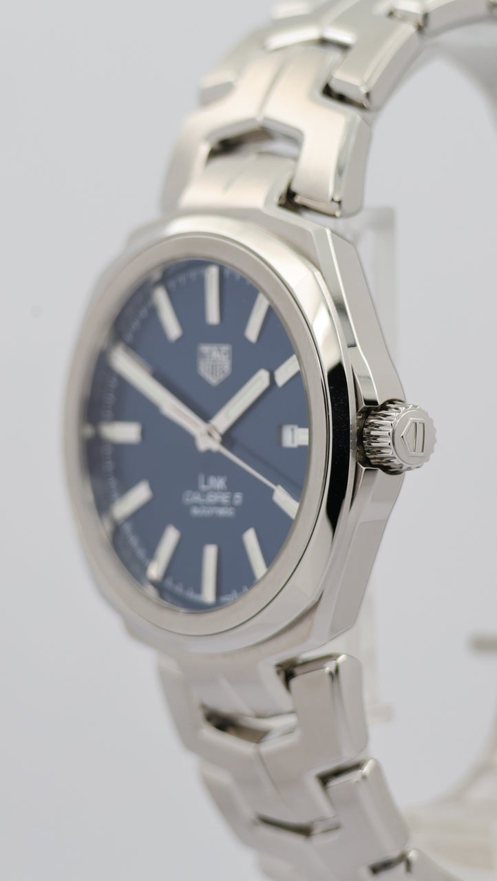 Tag Heuer Link Calibre 5 Automatik Herrenuhr 41mm WBC2112.BA0603 - Detail view 7