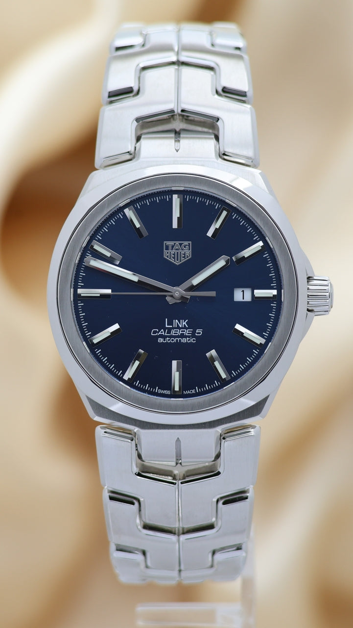 Tag Heuer Link Calibre 5 Automatik Herrenuhr 41mm WBC2112.BA0603 - Main product image