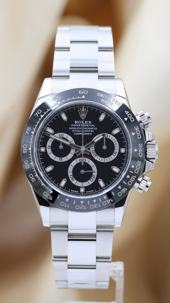 Rolex Daytona Panda LC100 40mm Automatik  116500LN Box + og. Papiere
