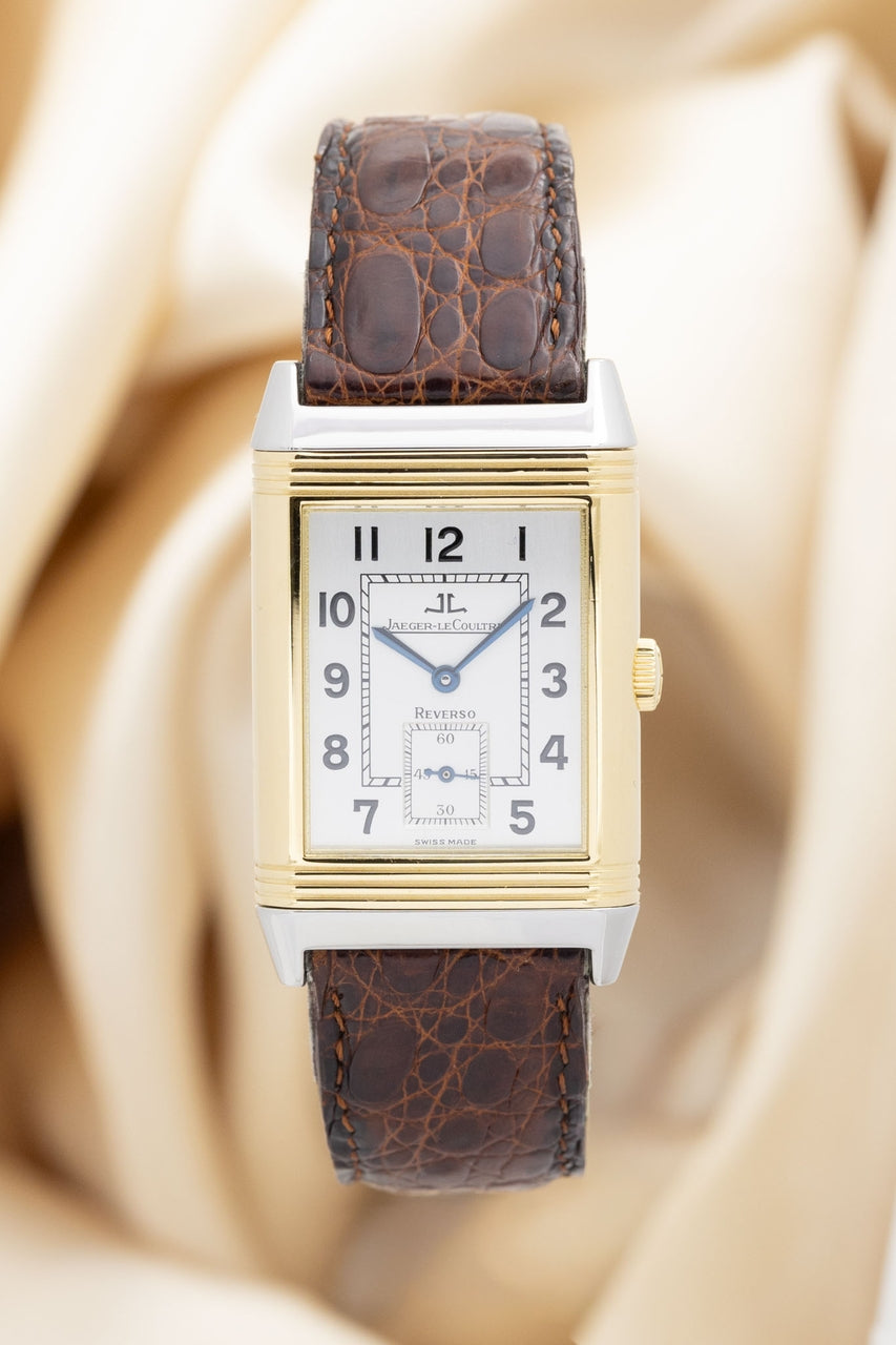 Jaeger-LeCoultre Reverso Grande Taille Stahl/Gold + JLC Service 2026 270.5.62 - Thumbnail