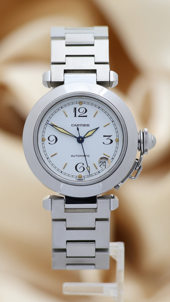 Cartier Pasha C Automatik 35mm W31015M7 - Thumbnail