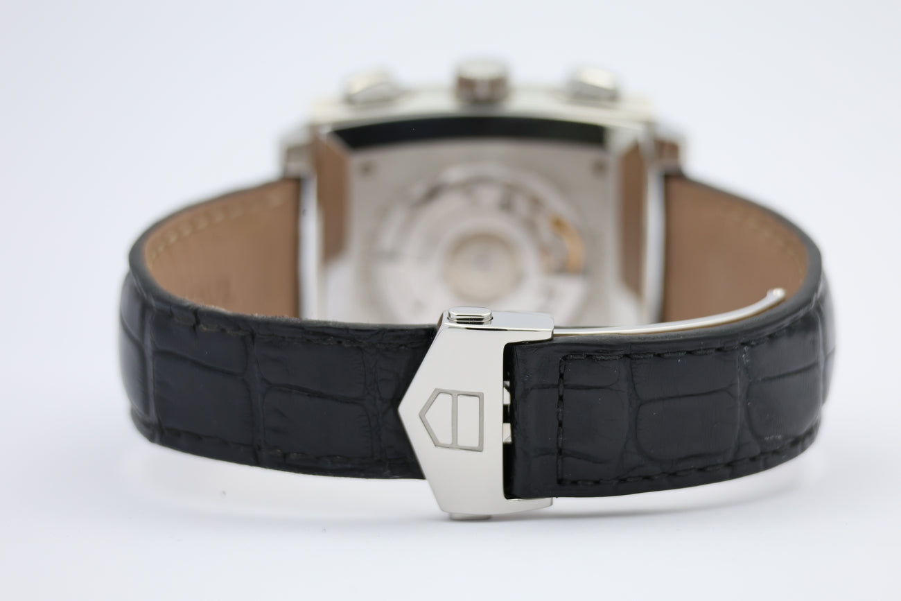Tag Heuer Monaco Calibre 12 Automatik Herrenuhr CAW2114.FC6177 Box + og. Papiere
