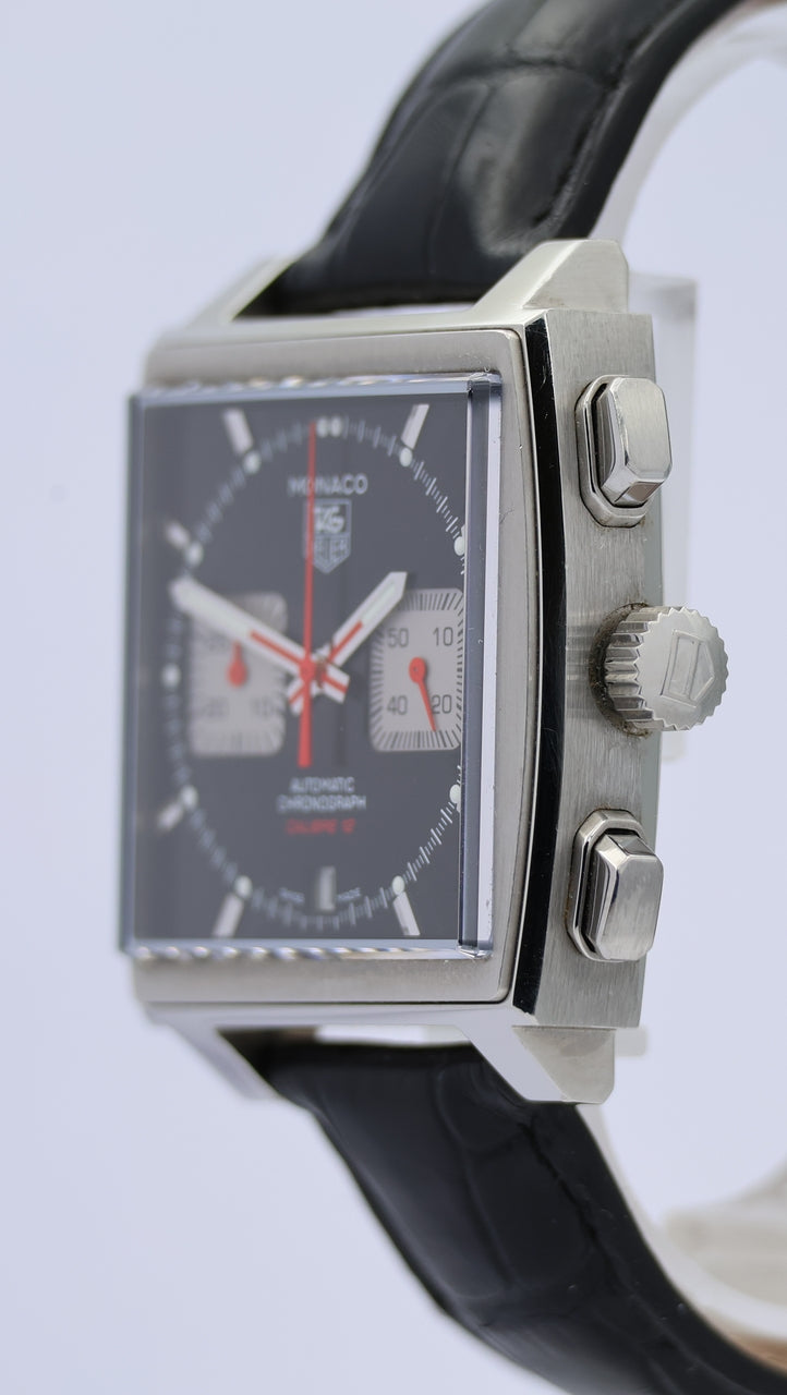 Tag Heuer Monaco Calibre 12 Automatik Herrenuhr CAW2114.FC6177 Box + og. Papiere