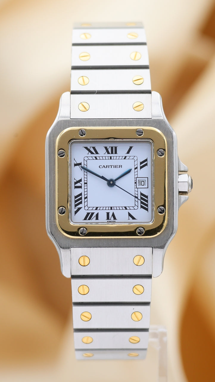 Cartier Santos Carree Automatik Stahl/Gold  2961