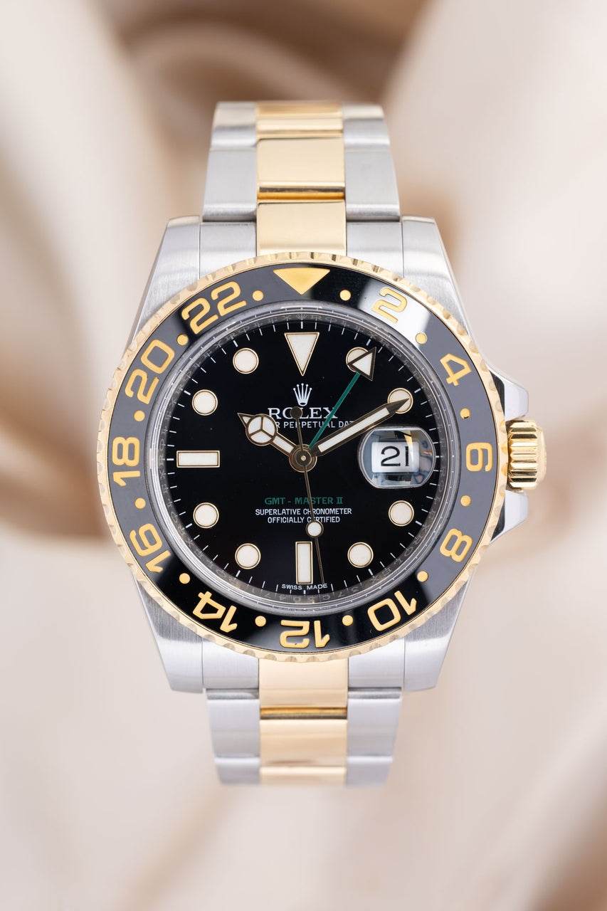 Rolex GMT-Master II Stahl/Gold Automatik 116713LN - Thumbnail